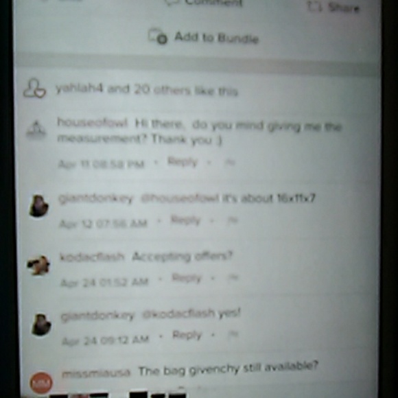 Authentic givenchy bag - Picture 6 of 8